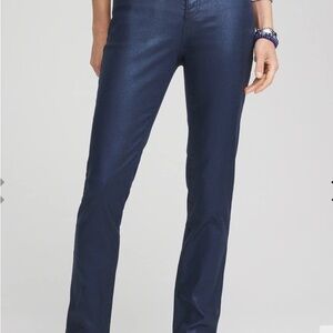 Chico's Women's Jeans in Dark Blue